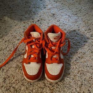 Nike orange jordan size 12c